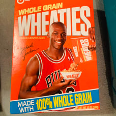 Michael Jordan Wheaties box