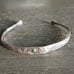 Chinese Antique Fine Silver Stamped Dragon Phoenix Cuff