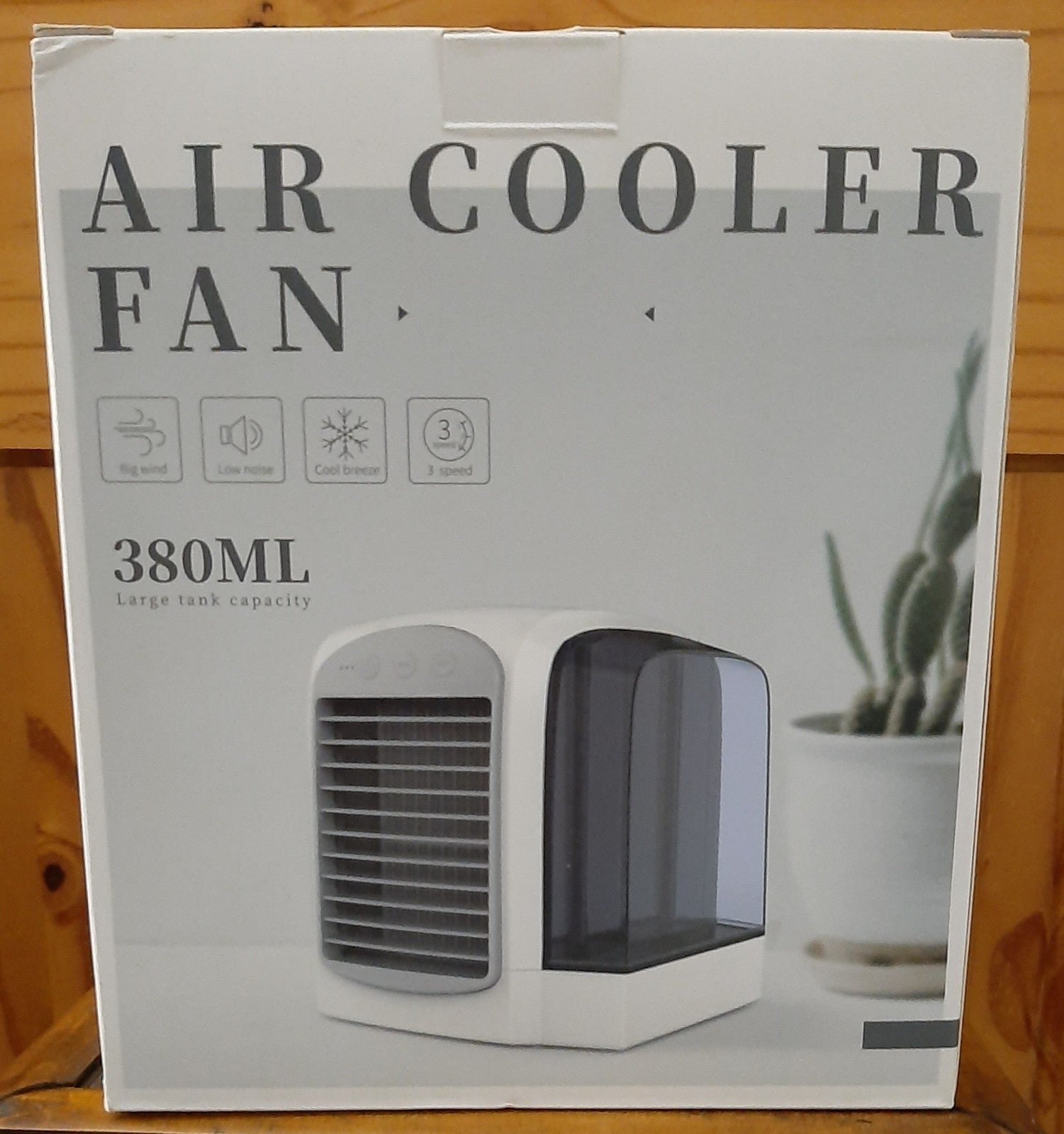 Desktop Mini AC Air Cooler Fan NIB White