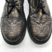 Dr Martens Womens Baroque Crystal Oxfords Leather Lace Up Dark Purple Gold 8
