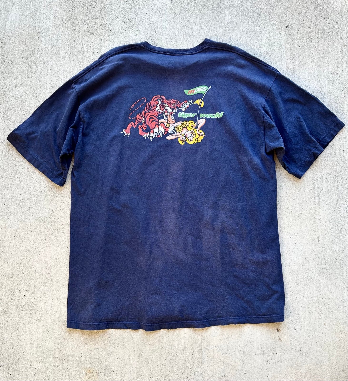 Vintage Tiger Woods T Shirt Mossimo 90s Xl Graphic Golf