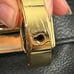 MICHAEL KORS Handbag Black Leather Woven Gold Trim Chain 2-Way *EUC* GLAM ROCK!