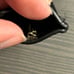 MICHAEL KORS Handbag Black Leather Woven Gold Trim Chain 2-Way *EUC* GLAM ROCK!