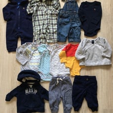 Lot 13 Baby Gap Boy Hoodie One Piece Jumpsuit Pants Overalls Jacket 3-6 months