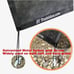 Shadeidea RV Awning Sun Shade Screen - 9' X 15' 5'' (Fit for 16' Awning)- Black