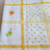 Vintage 70s JC Penny Twin Flat Sheet Yellow Orange Floral Percale Made in USA