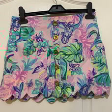 Lilly Pulitzer Colette Skort Mermaid In The Shade Size 0