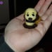 Needle felted mini bumble bee