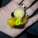 Needle felted mini bumble bee