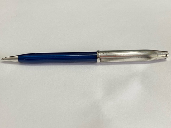 Cross Sterling Silver Cap Ballpoint Pen biogen idec