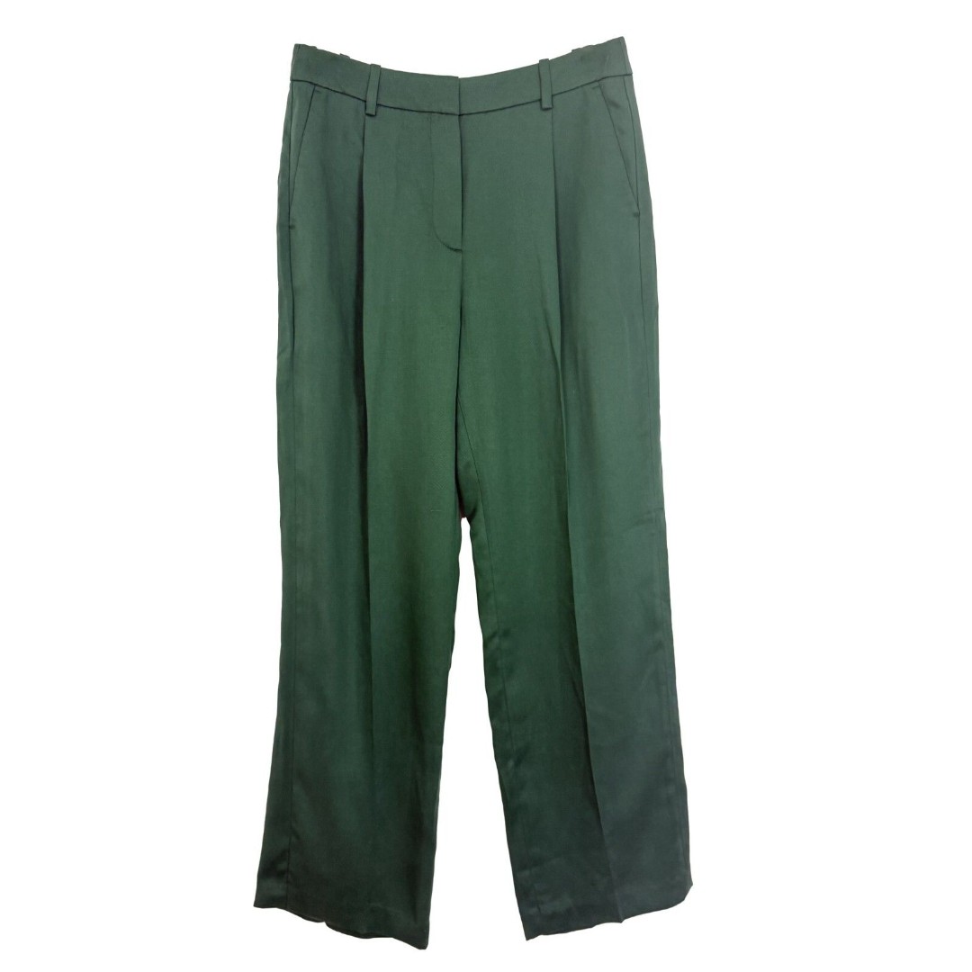 J.CREW Wide-Leg Pleated Twill Trouser Pant 6P High Rise