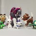 CUSTOM My Little Pony 3D Printed Pet Set LOT of 6