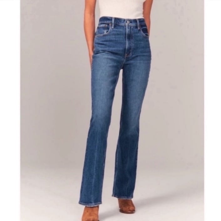 Abercrombie & Fitch The 70s Vintage Flare Ultra High Rise Jeans