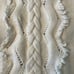 Rails Francis Ivory Lace/Fringe Mid-Weight Crew Neck Wool/Cashmere Sweater Small