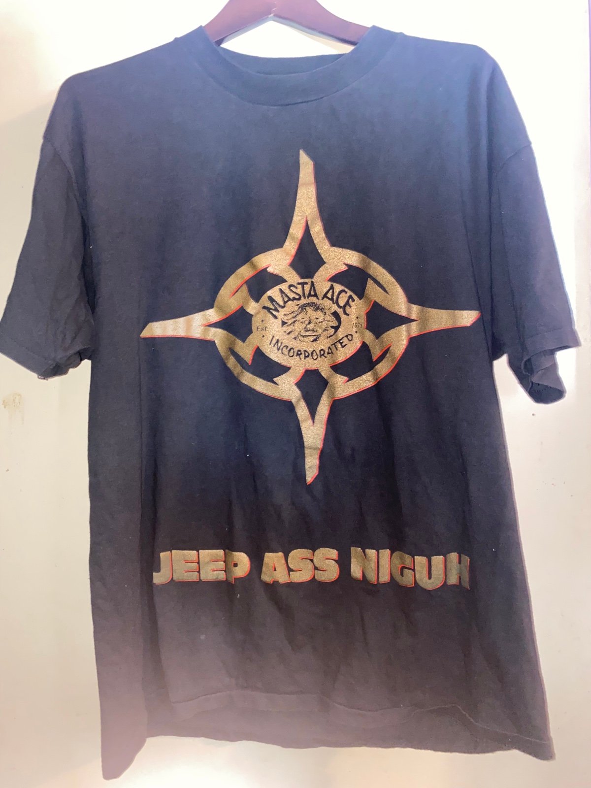 Masta ace jeep tshirt used size XL