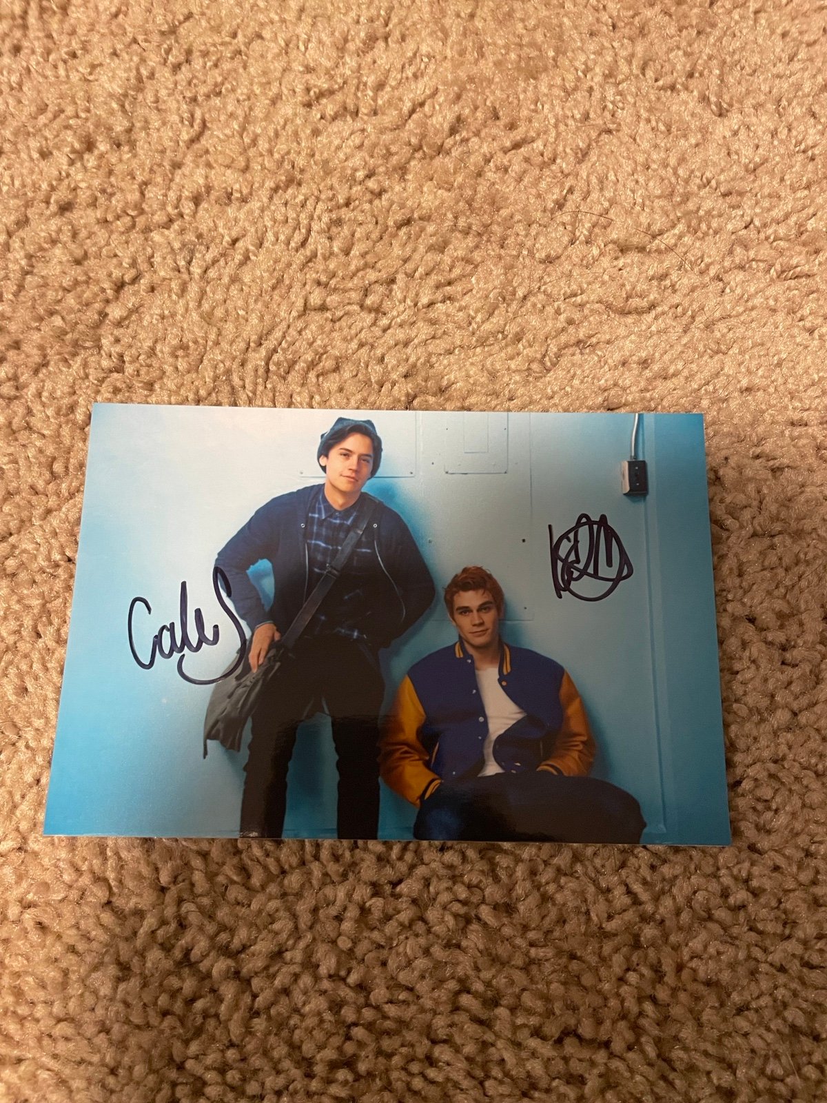 Cole Sprouse & KJ Apa Autographed Picture