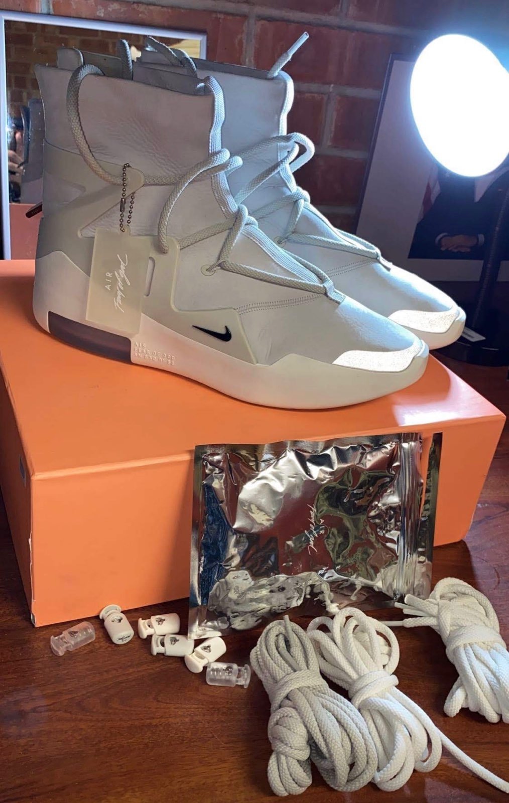 Nike Air Fear Of God 1 Light Bone