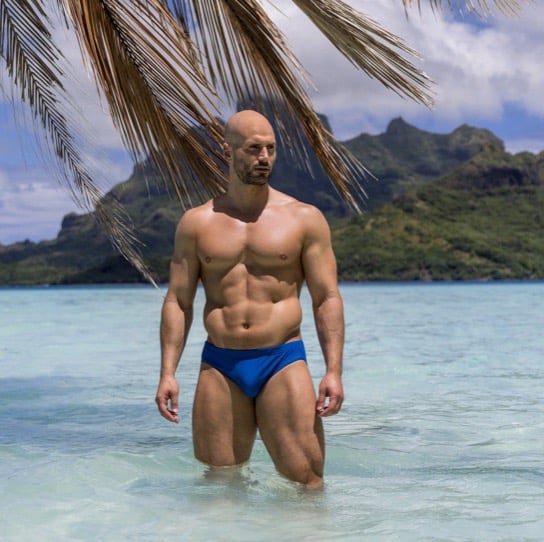Todd Sanfield Swim Suit 32-38 waist Gently worn Nylon / spandex Lined crotch