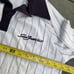 Vintage 60s Champion Vertical Stripe Polo San Francisco Shirt USA Men's Medium