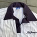 Vintage 60s Champion Vertical Stripe Polo San Francisco Shirt USA Men's Medium
