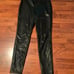 Express Black Faux Leather Leggings NWOT