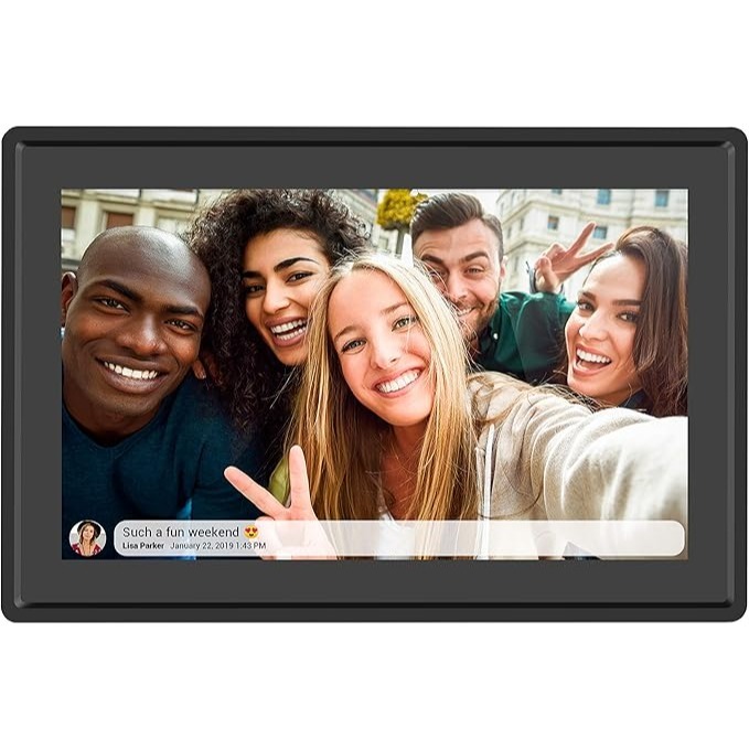 Smart WiFi Digital Picture Frame 10.1 Inch 16GB Send Photos, Videos Anywhere NIB