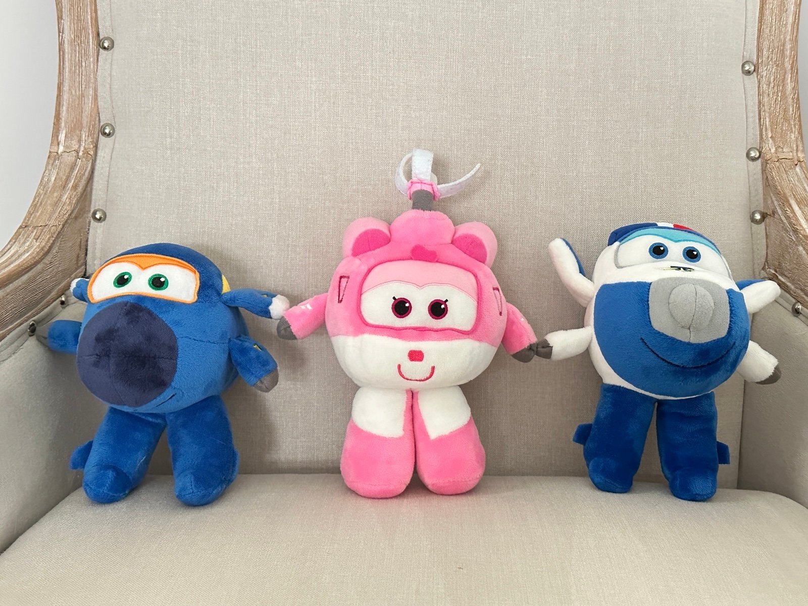 Super Wings Plushie Lot HTF! Jerome Dizzy Paul