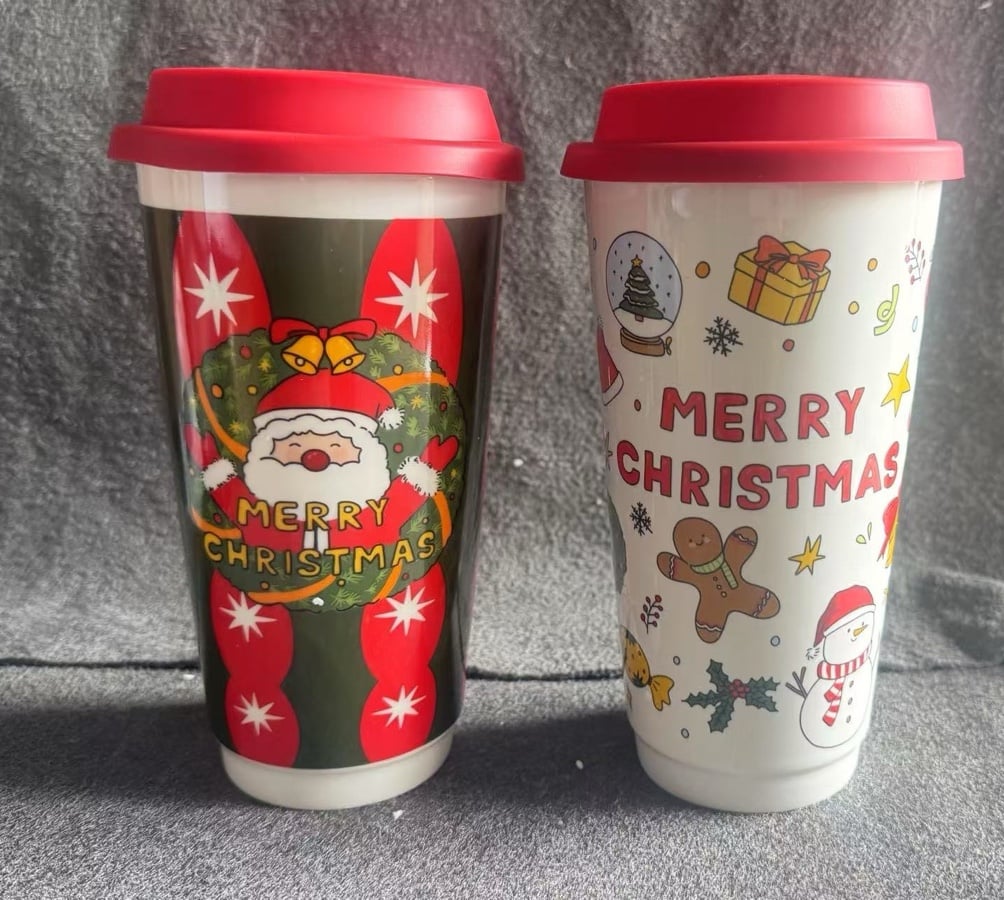Christmas coffee mug bundle (2 pieces)
