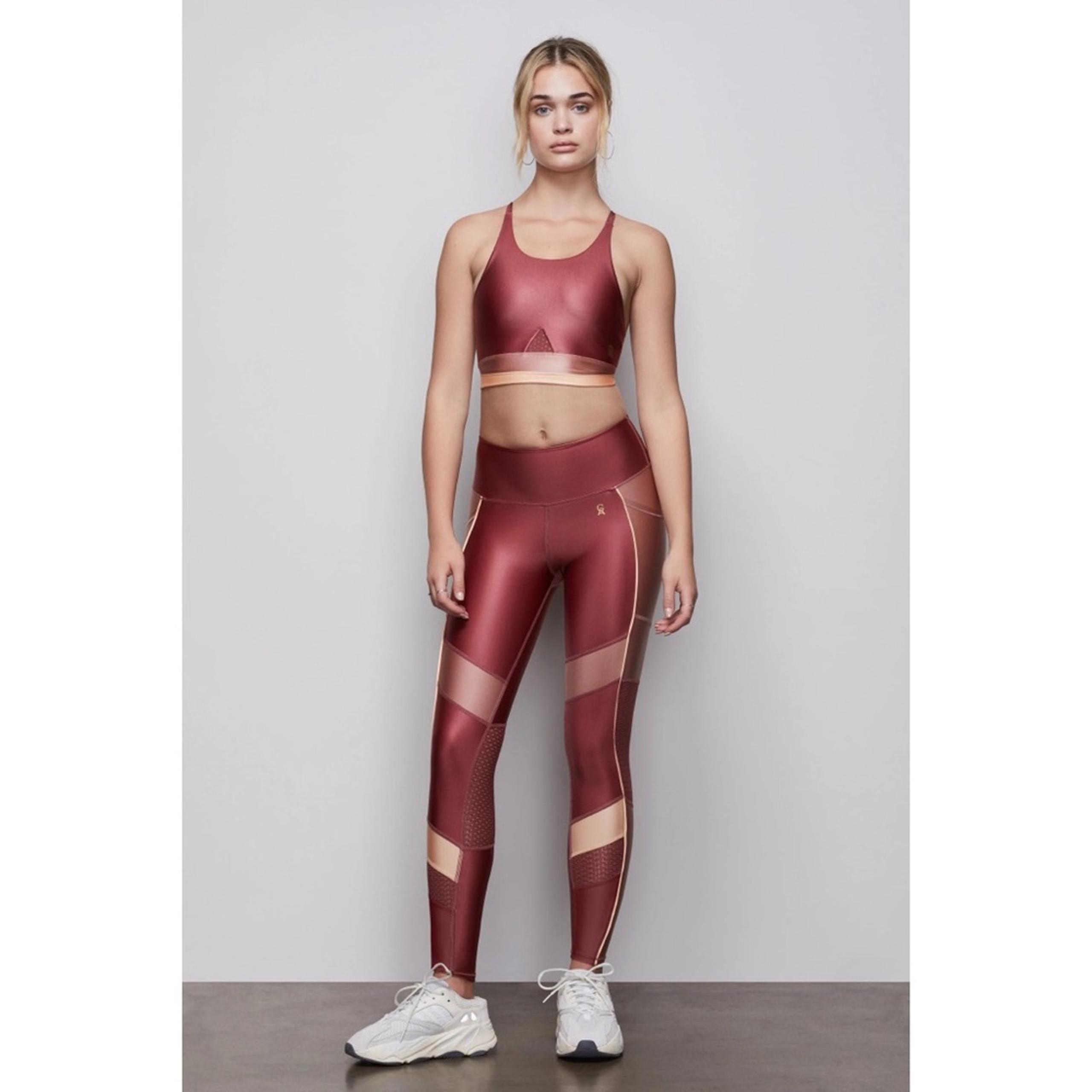 New Good American The Liquid Mix Legging in Hisbiscus01 Women's Size 3/L