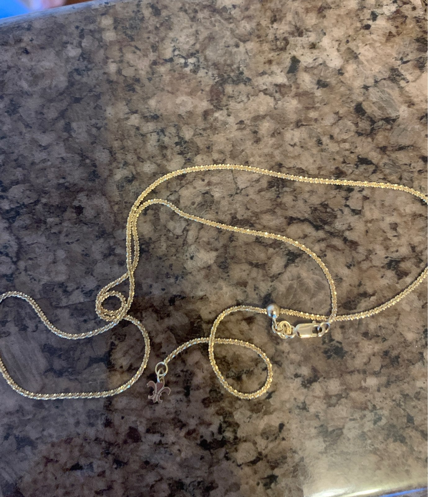 Treasures d'Italia 14k crisscross link YNecklace
