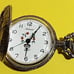 Vintage Swiss Made Arleese Hunters Pocket Watch Deer, Rifle, Handwind WORKING