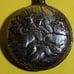 Vintage Swiss Made Arleese Hunters Pocket Watch Deer, Rifle, Handwind WORKING