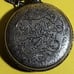 Vintage Swiss Made Arleese Hunters Pocket Watch Deer, Rifle, Handwind WORKING