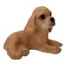 Dog Mate LENOX Cute Puppy Figurine Laying Dog Statue Cocker Spaniel Sculpture