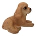 Dog Mate LENOX Cute Puppy Figurine Laying Dog Statue Cocker Spaniel Sculpture