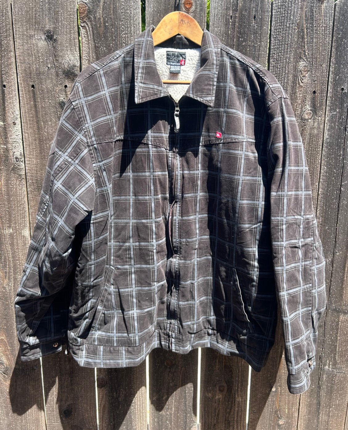 Y2K QUICKSILVER MINIMALIST FLEECE LINED WORK JACKET