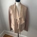 Bernardo Genuine leather drape jacket