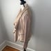 Bernardo Genuine leather drape jacket