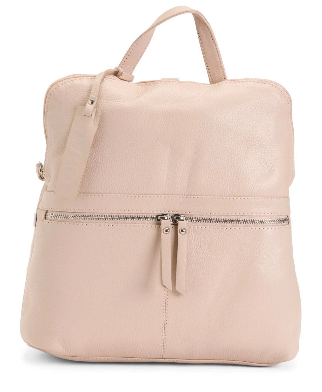 NWT Tano Italian Cream Neutral leather dome backpack