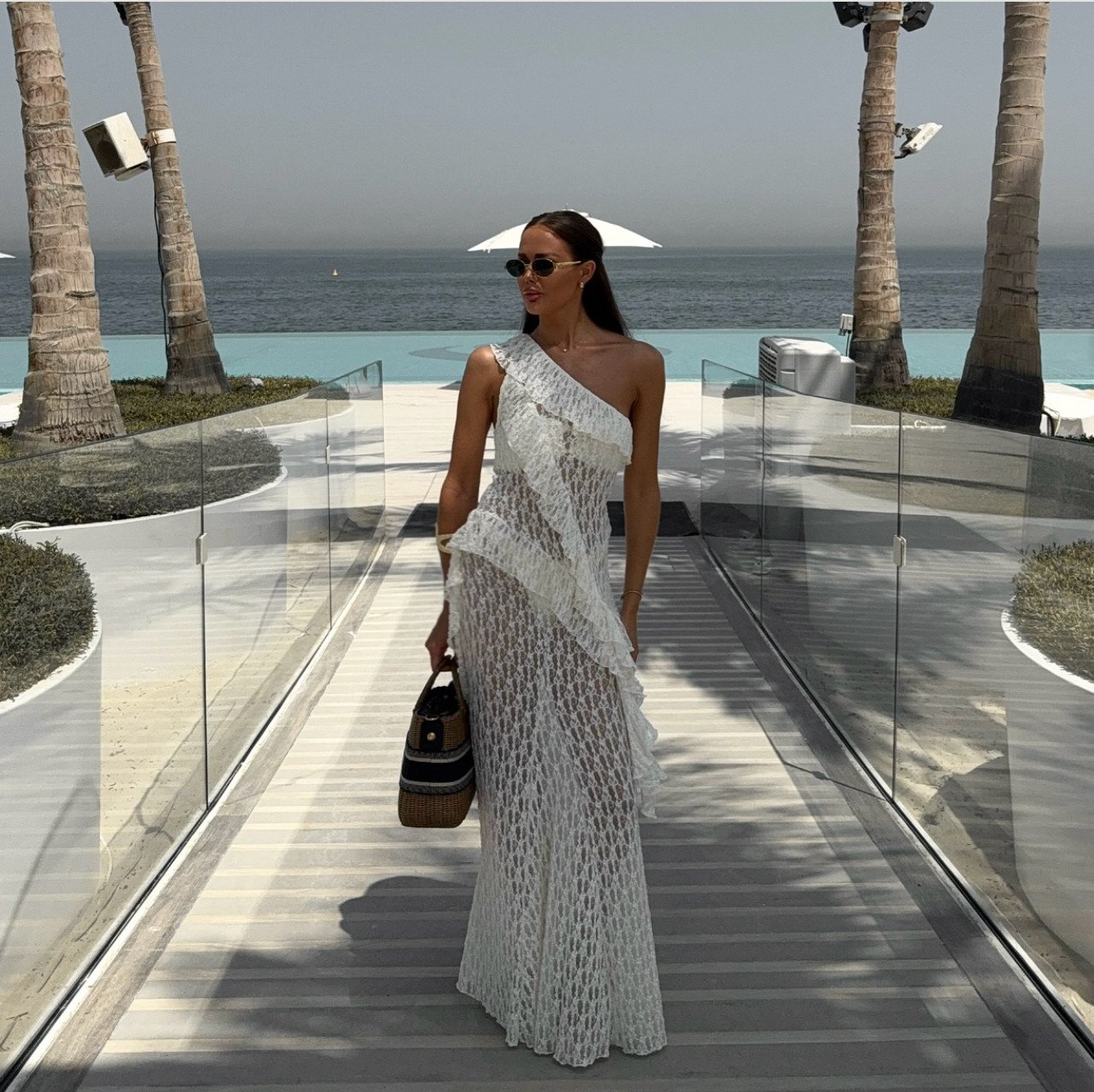 ZARA ZW WOMAN SS25 LACE ASYMMETRIC VIRAL LUXURY COORD SET ZARA ZW WOMAN SS25 LACE ASYMMETRIC VIRAL LUXURY COORD SET