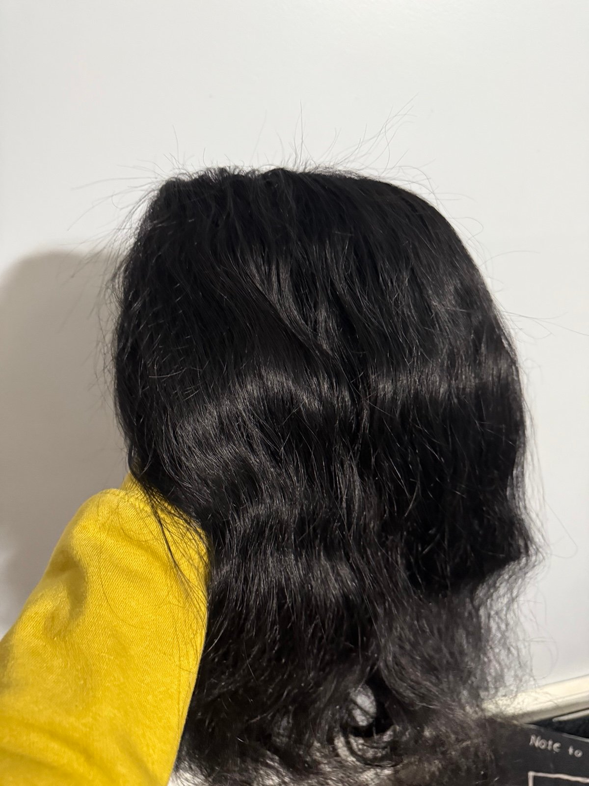 Upart human hair wig