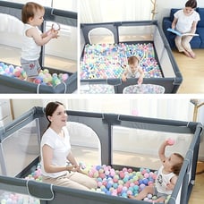 Sturdy Safety Baby Playpen With Anti-Slip Base-GF2SD