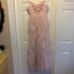Pink Tiered Prom Dress With Lace Up Back 7/8