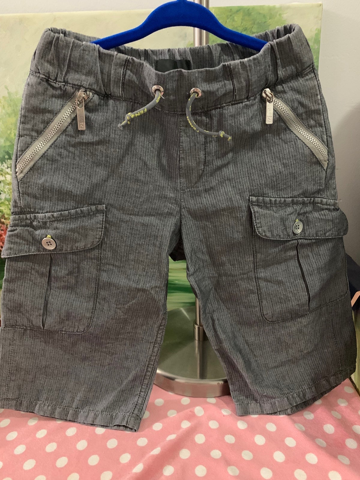 Fendi Cargo Shorts for boys size 4A
