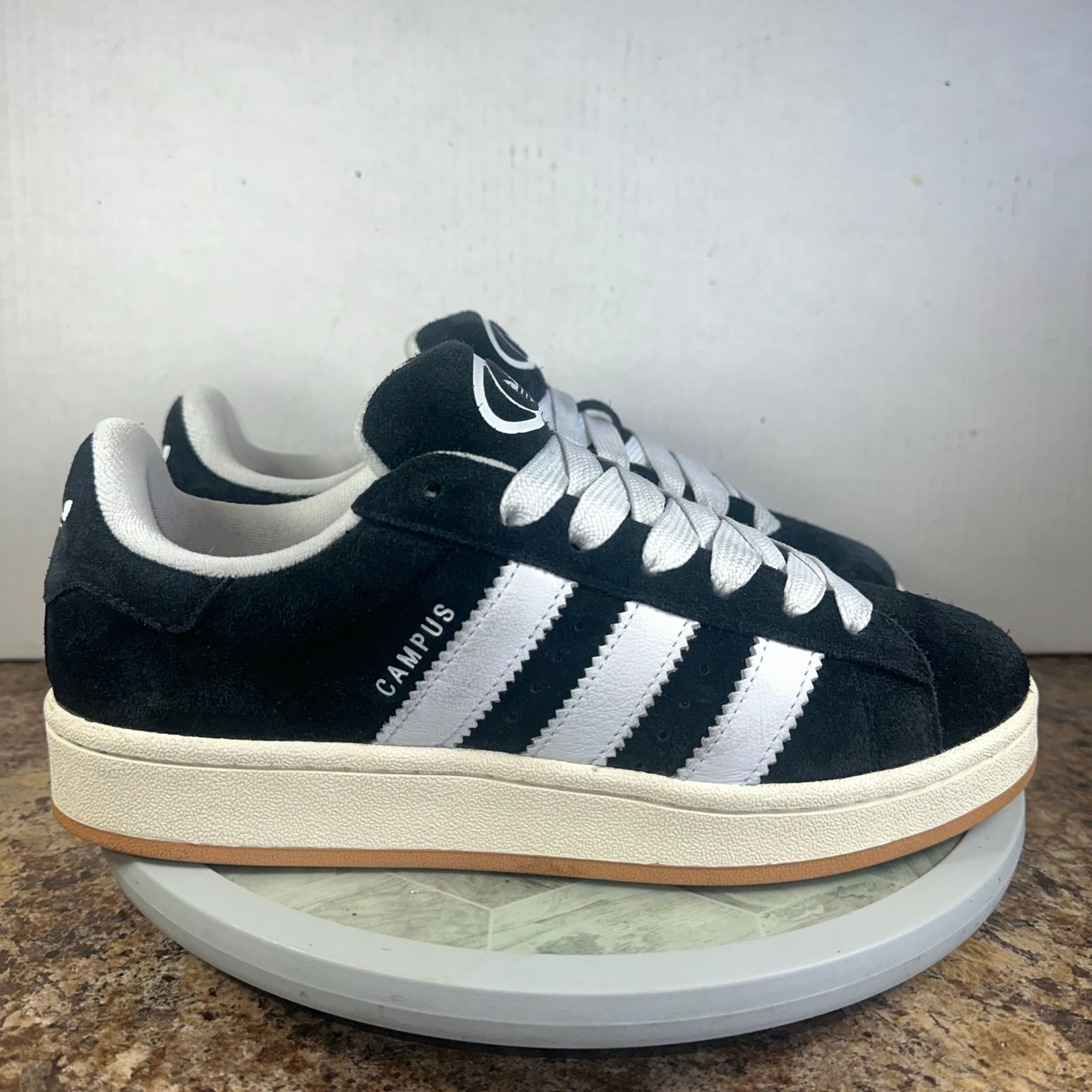 Adidas Originals Campus 00s White & Black Men's Sz 8.5 HQ8708 Tennis Shoes