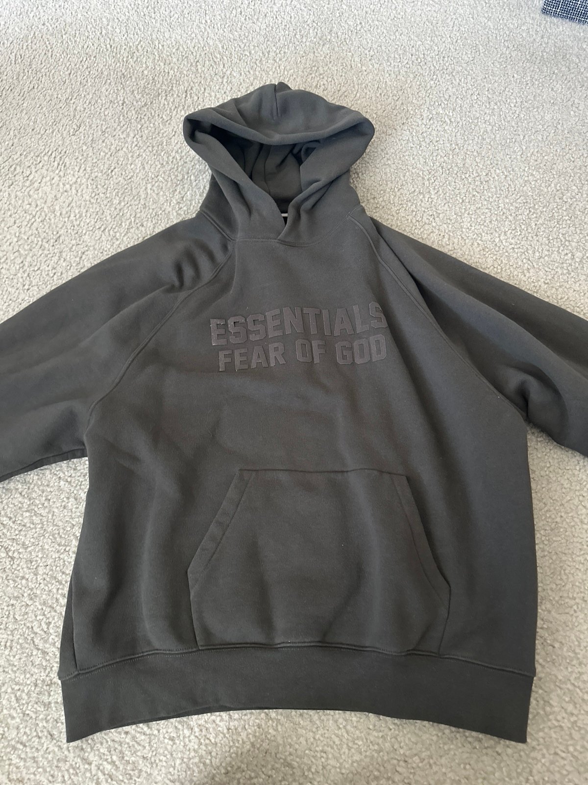 Essentials off black hoodie men’s medium
