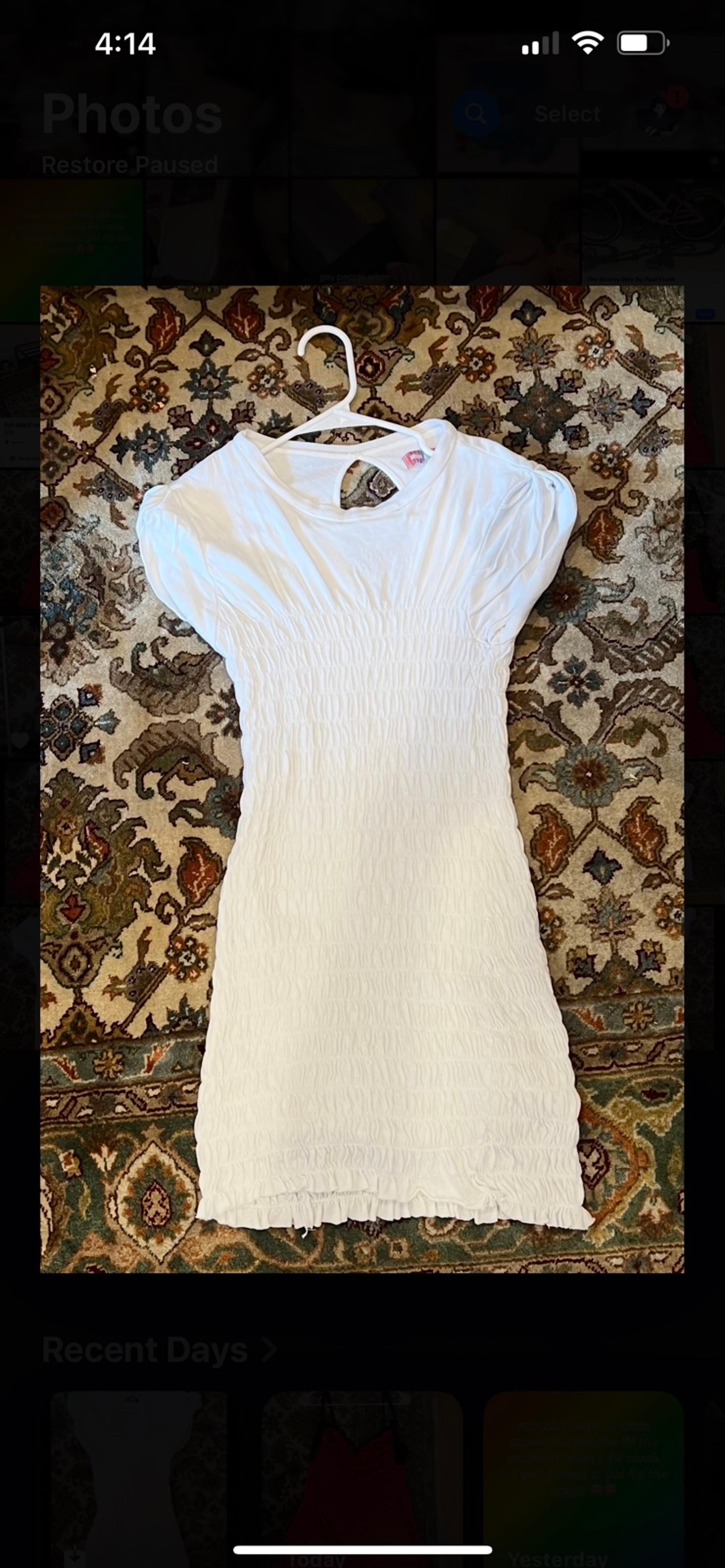 Urban Outfitters White Bodycon Minidress
