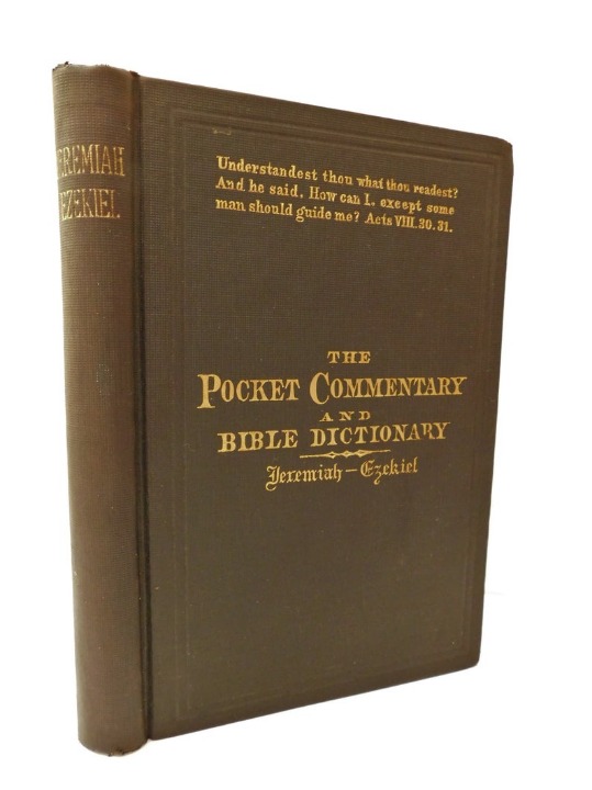 1873 Pocket Commentary and Bible