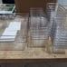 25 PCS Clear Plastic Drawer Organizers Set, 4-Size Versatile NEW