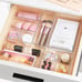 25 PCS Clear Plastic Drawer Organizers Set, 4-Size Versatile NEW